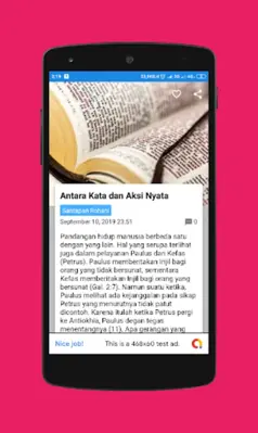 Renungan Harian Kristen Lengkap - Santapan rohani android App screenshot 0